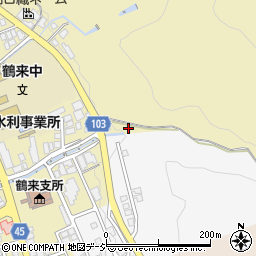 石川県白山市鶴来本町周辺の地図