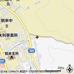 石川県白山市鶴来本町周辺の地図
