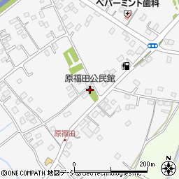 原福田公民館周辺の地図