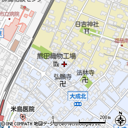 石川県能美市大成町イ124周辺の地図