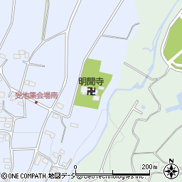 明聞寺周辺の地図