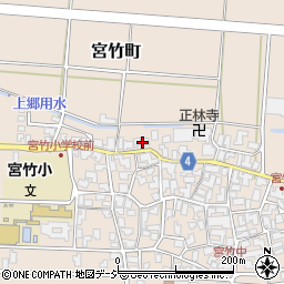 石川県能美市宮竹町イ163周辺の地図