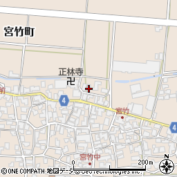 石川県能美市宮竹町イ174周辺の地図