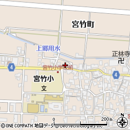 石川県能美市宮竹町イ156周辺の地図