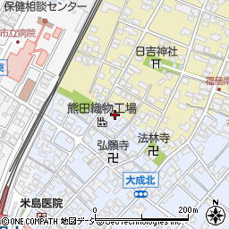石川県能美市大成町イ125周辺の地図