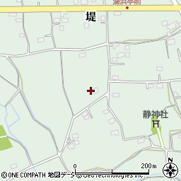 茨城県那珂市堤528-1周辺の地図