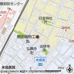 石川県能美市福島町レ周辺の地図