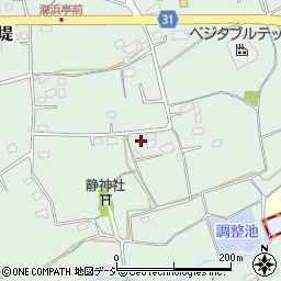 茨城県那珂市堤463周辺の地図