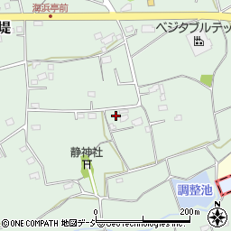 茨城県那珂市堤463周辺の地図