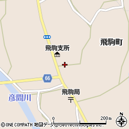 栃木県佐野市飛駒町1587周辺の地図