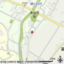 群馬県前橋市富士見町引田27周辺の地図
