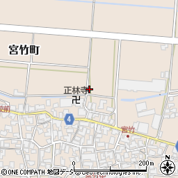 石川県能美市宮竹町周辺の地図