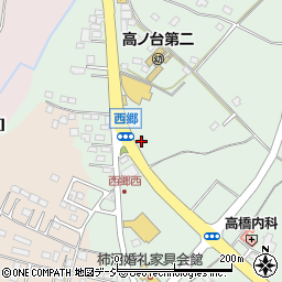 栃木県真岡市西郷195周辺の地図