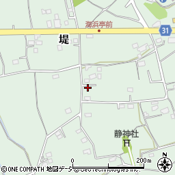 茨城県那珂市堤572周辺の地図
