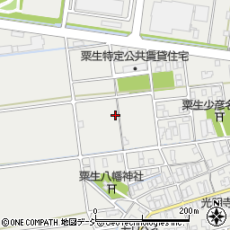 石川県能美市粟生町（ヌ）周辺の地図