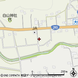 栃木県栃木市都賀町大柿1442-2周辺の地図