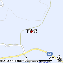 茨城県東茨城郡城里町下赤沢周辺の地図