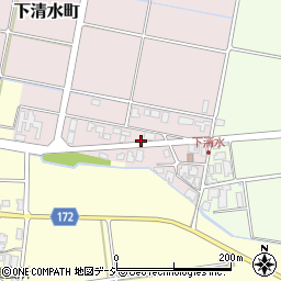 石川県能美市下清水町イ周辺の地図