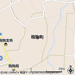 栃木県佐野市飛駒町周辺の地図