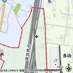 栃木県下野市下古山2538周辺の地図