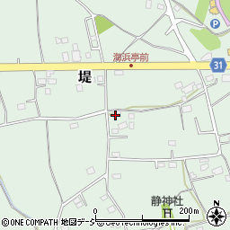 茨城県那珂市堤573周辺の地図