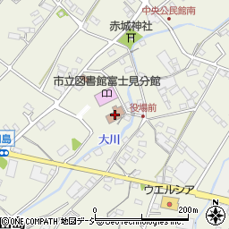 前橋市富士見支所周辺の地図