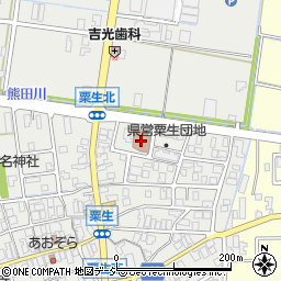 粟生児童館周辺の地図