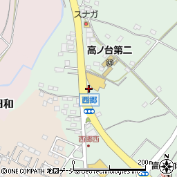 栃木県真岡市西郷200周辺の地図