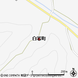 栃木県佐野市白岩町周辺の地図