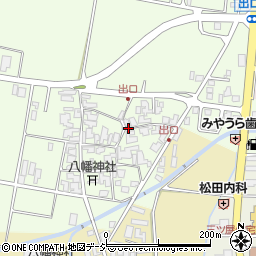 石川県能美市出口町周辺の地図