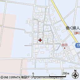 石川県能美市赤井町周辺の地図