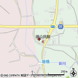 茨城県那珂市堤698周辺の地図
