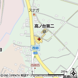 栃木県真岡市西郷199周辺の地図