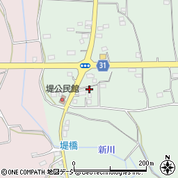 茨城県那珂市堤652-4周辺の地図