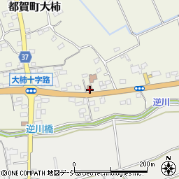 栃木県　警察本部栃木警察署大柿駐在所周辺の地図