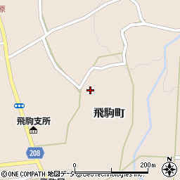 栃木県佐野市飛駒町1618周辺の地図