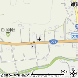栃木県栃木市都賀町大柿1458周辺の地図
