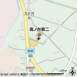 栃木県真岡市西郷206周辺の地図