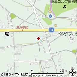 茨城県那珂市堤593周辺の地図