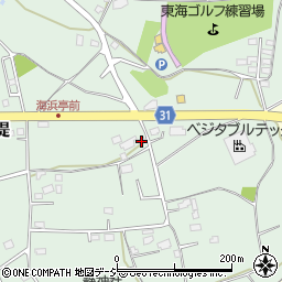 茨城県那珂市堤593-4周辺の地図