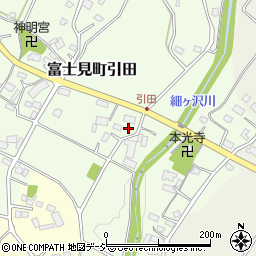 群馬県前橋市富士見町引田75周辺の地図