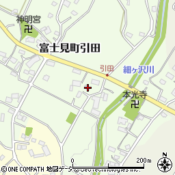 群馬県前橋市富士見町引田72周辺の地図