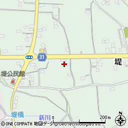 茨城県那珂市堤633周辺の地図