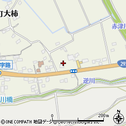 栃木県栃木市都賀町大柿1586周辺の地図