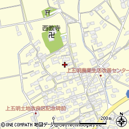 長野県埴科郡坂城町上五明周辺の地図