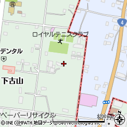 栃木県下野市下古山3316周辺の地図