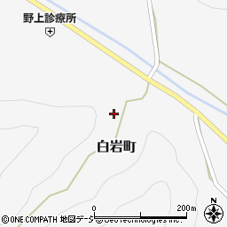 栃木県佐野市白岩町152周辺の地図
