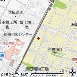 石川県能美市福島町ク周辺の地図