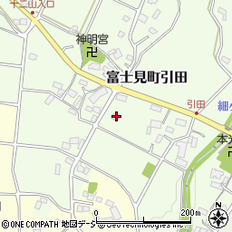 群馬県前橋市富士見町引田81-3周辺の地図