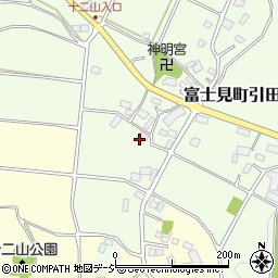 群馬県前橋市富士見町引田269周辺の地図